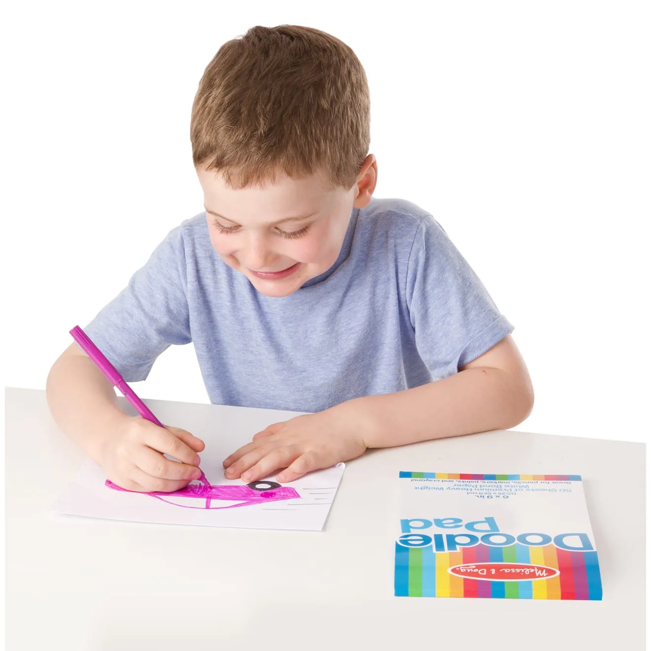 Melissa & Doug Doodle Paper Pad tekenblok wit