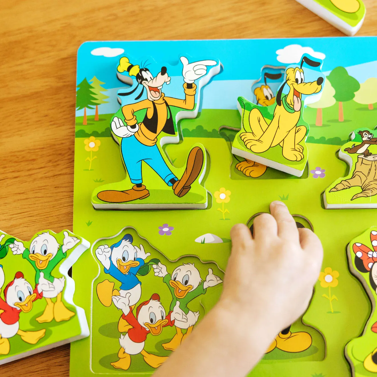 Melissa & Doug Mickey Mouse houten puzzel 8 stukjes peuter