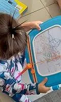 KOKODI Magnetic Drawing Board magneettekenbord blauw 8,7 inch