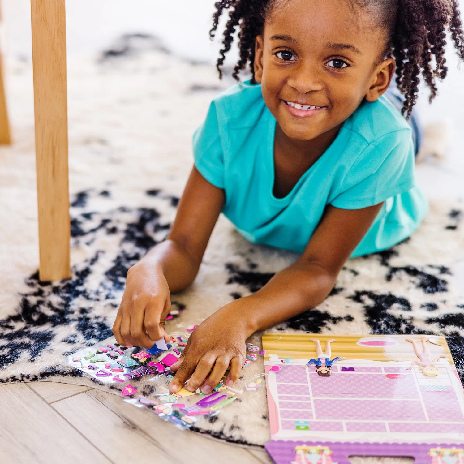 Melissa & Doug Puffy Sticker Dress-Up stickerboek 76 stickers