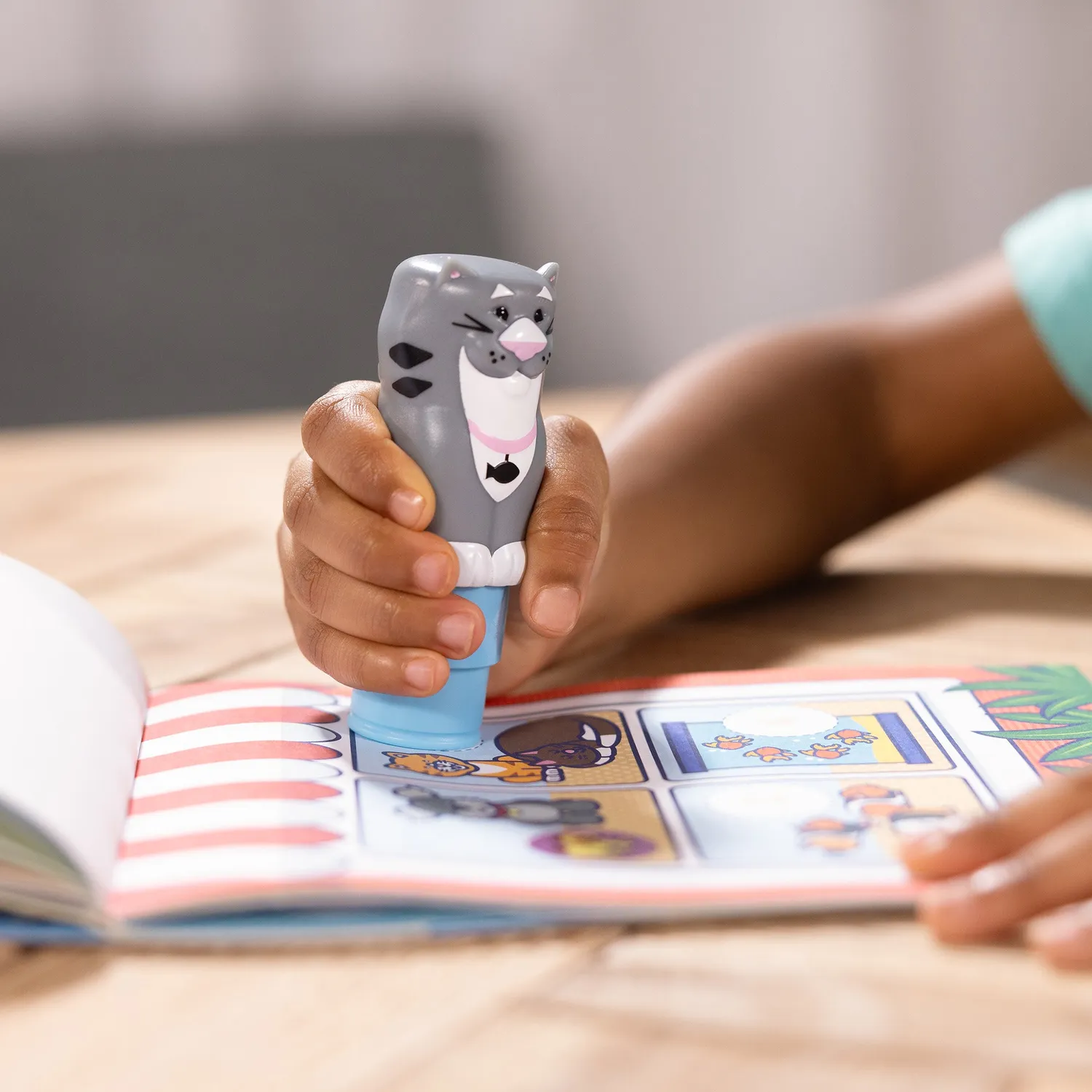Melissa & Doug Sticker WOW! Cat stickerboek met stamper