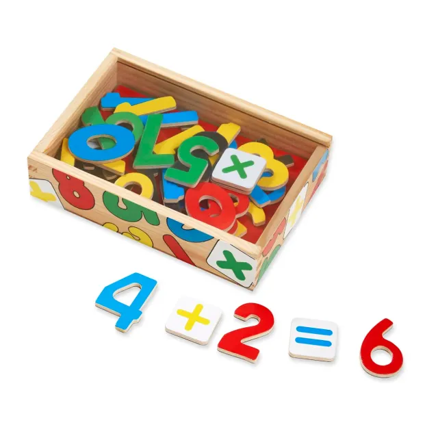 Melissa & Doug Magnetic Wooden Numbers magneetset 37 stuks