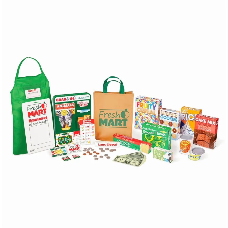 Melissa & Doug Fresh Mart Grocery Store Companion speelset 70-delig