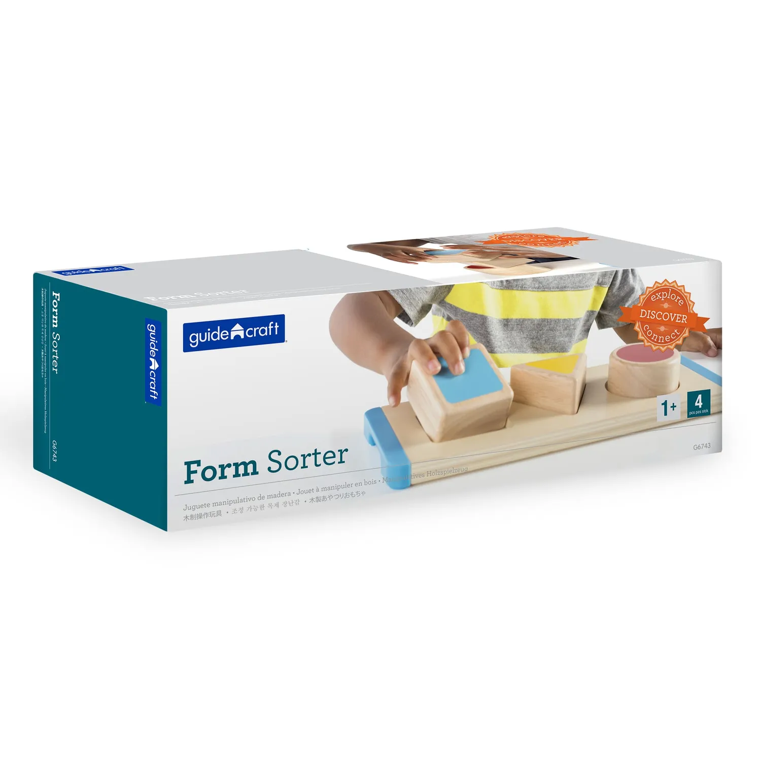 Guidecraft Form Sorter vormenstoof hout 1+ jaar