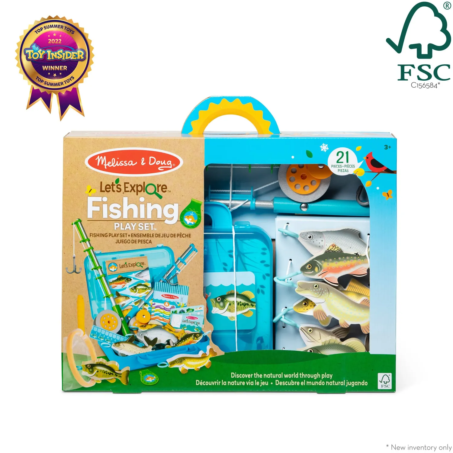 Melissa & Doug Let’s Explore Fishing henglespel 21-delig