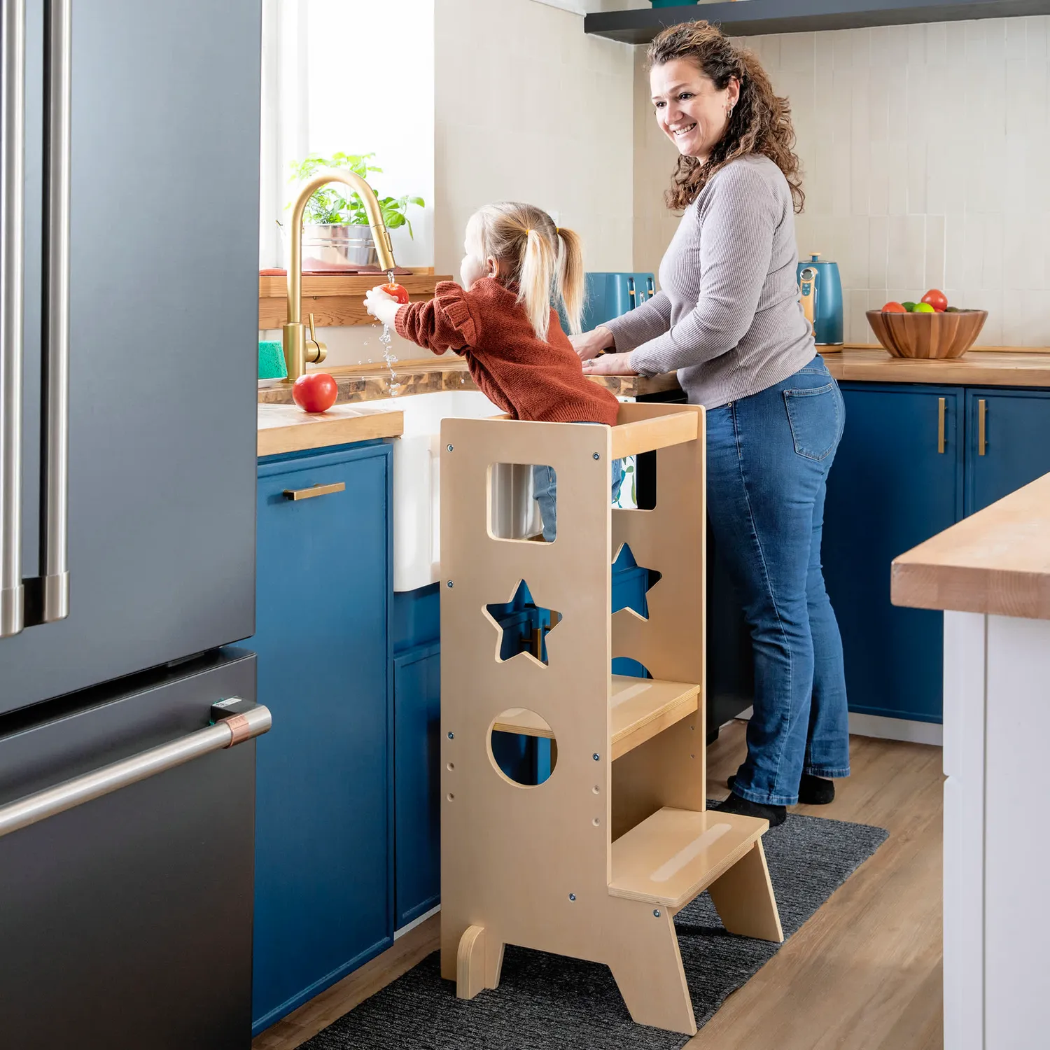 Guidecraft Jr Kitchen Helper leertoren hout
