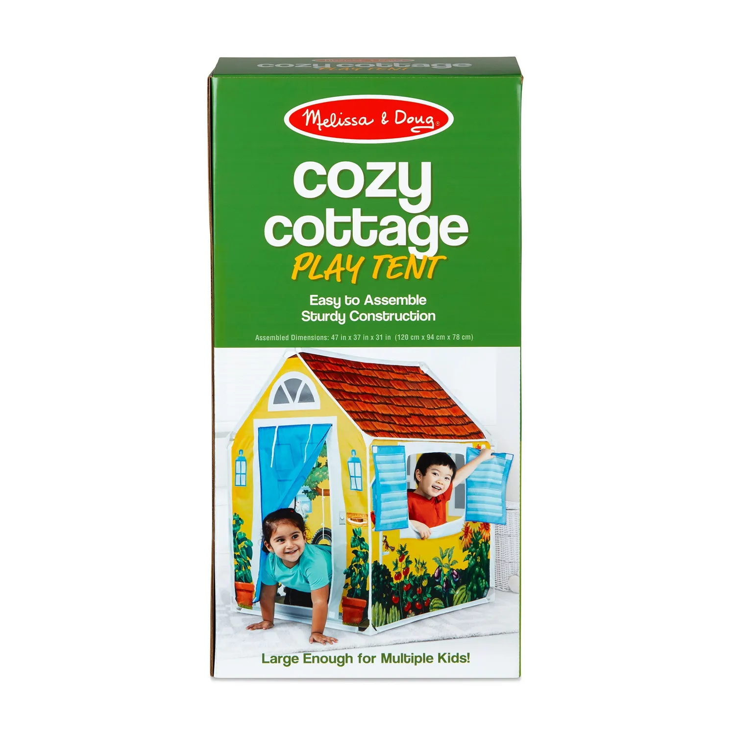 Melissa & Doug Cozy Cottage speeltent huis 121 cm groot