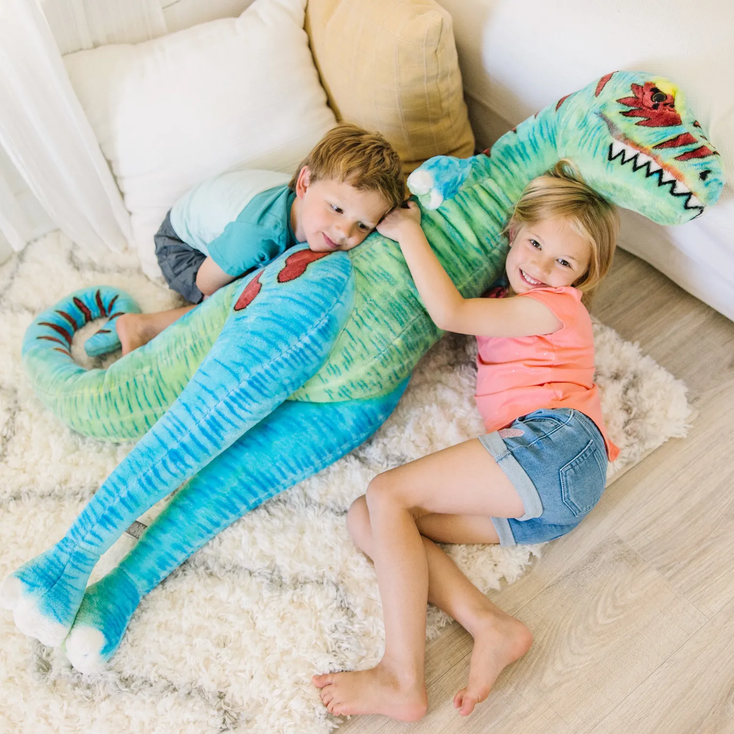 Melissa & Doug T-Rex Grote Knuffel 130 cm pluche