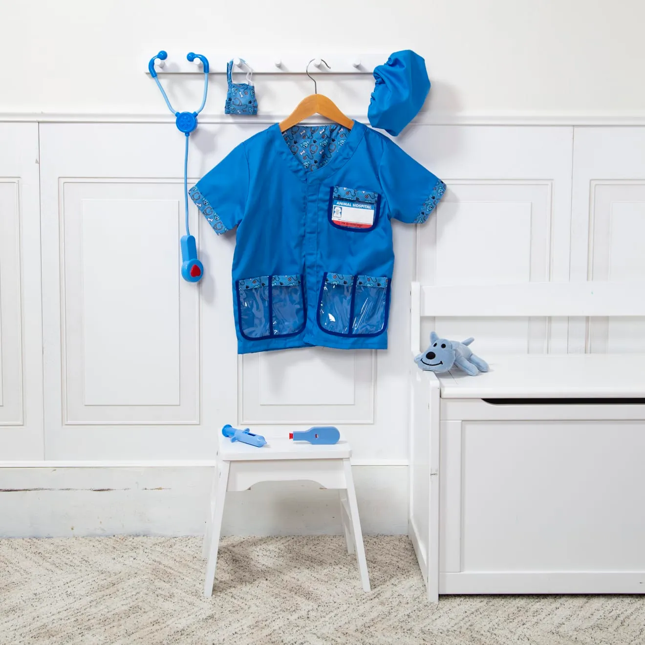 Melissa & Doug Veterinarian Role Play Costume Set verkleedset