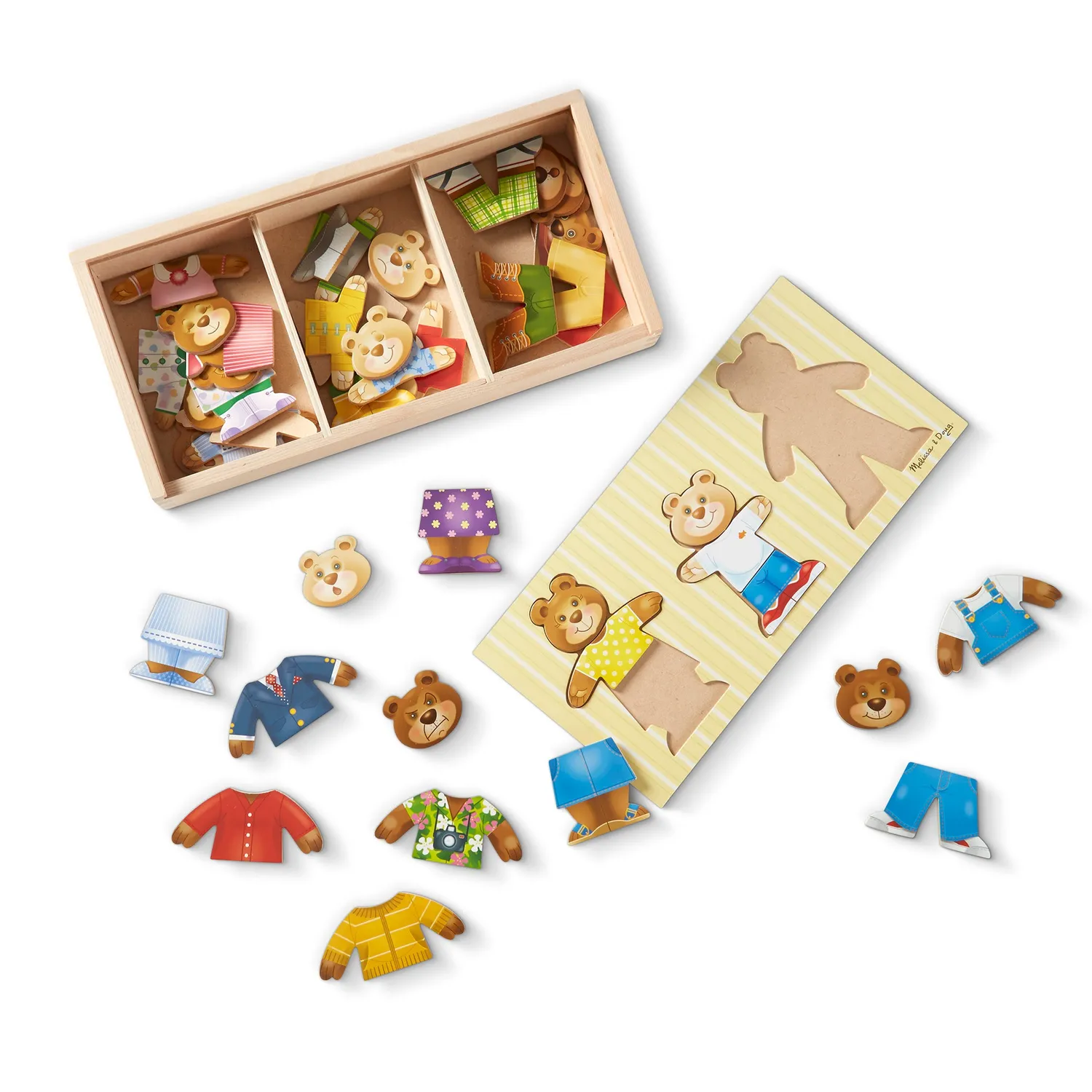 Melissa & Doug Bear Family houten puzzel 45 dlg