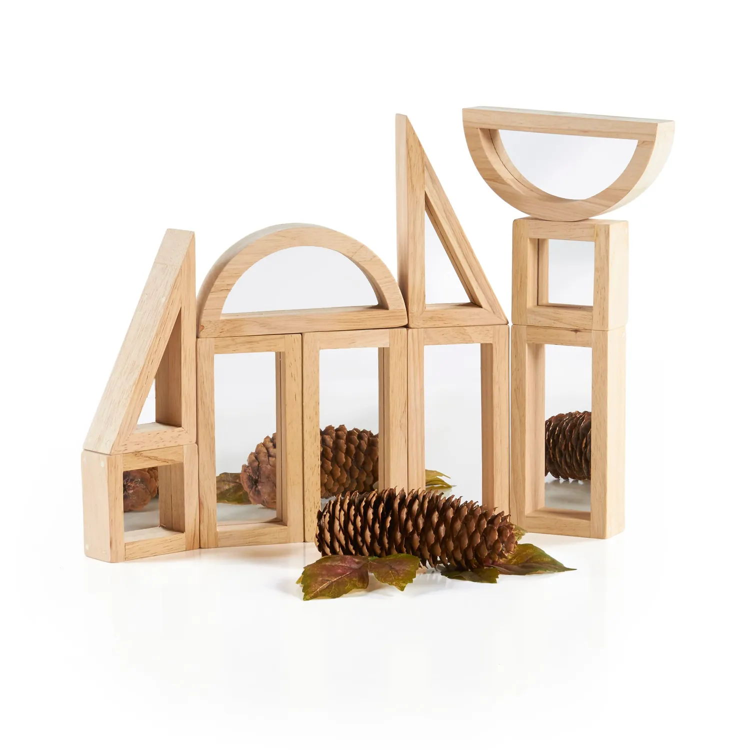 Guidecraft Mirror Blocks 10 delig spiegelblokken hout