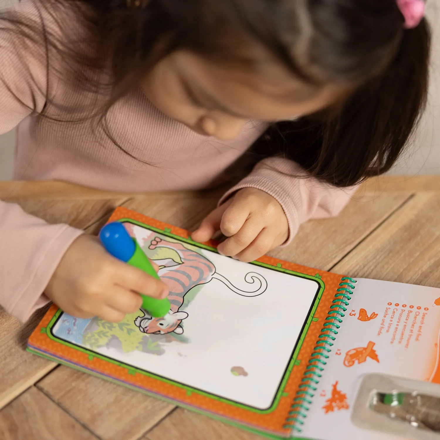 Melissa & Doug Water Wow Kleurboek jungle 4 pagina's
