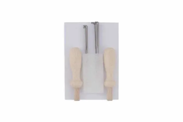 Ginger Fairy viltnaalden set met 2 houders 5 stuks