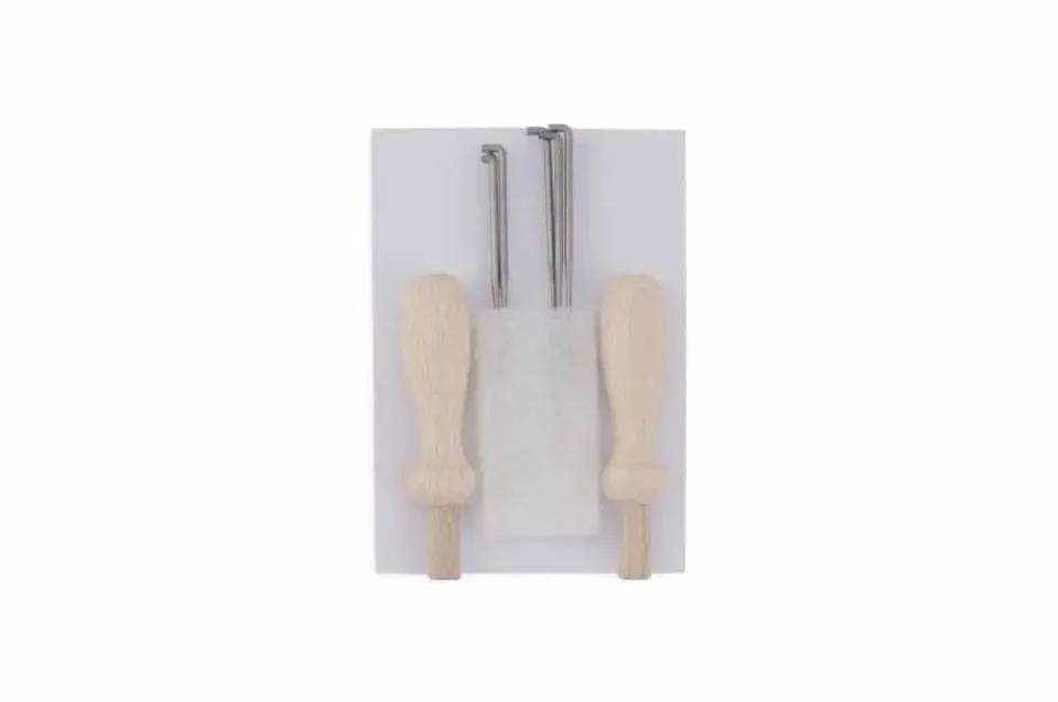 Ginger Fairy viltnaalden set met 2 houders 5 stuks