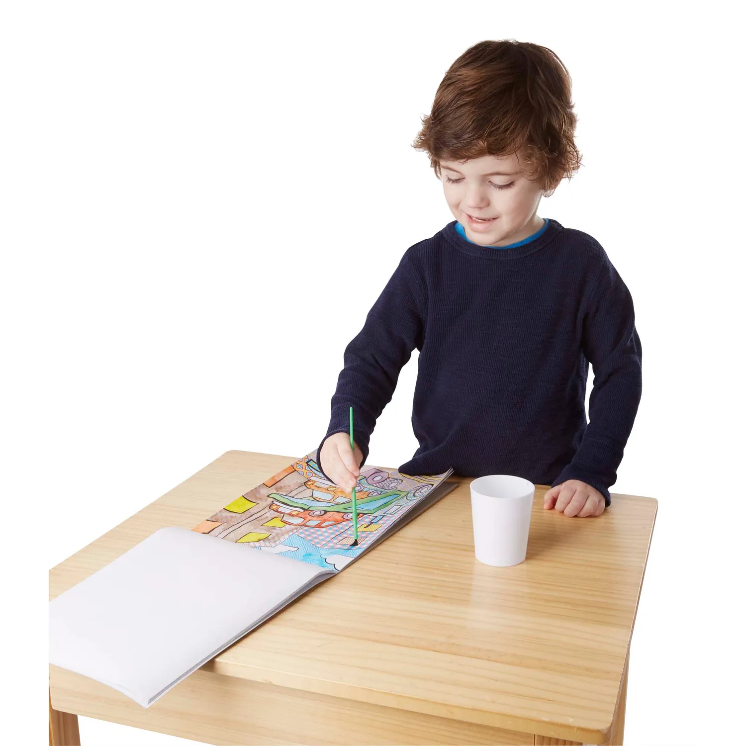 Melissa & Doug My First Paint with Water voertuigen 24 platen