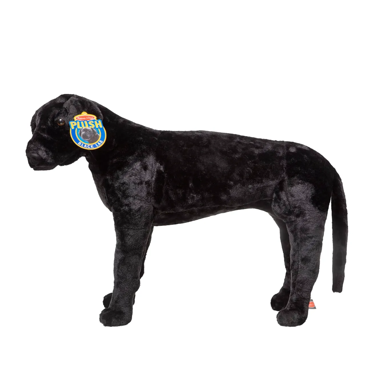 Melissa & Doug Black Lab knuffel reuze zwarte labrador