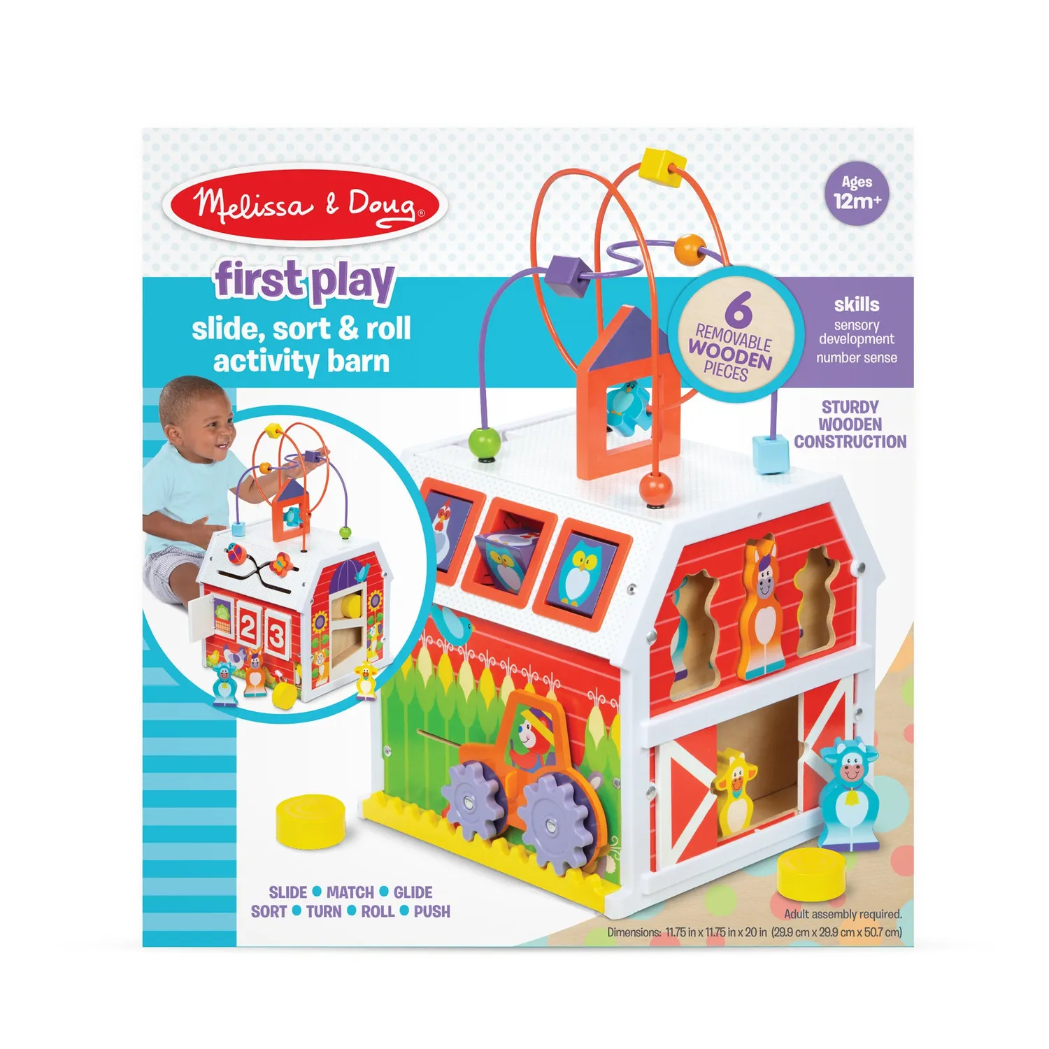 Melissa & Doug First Play boerderij activiteitenschuur 1+ jaar
