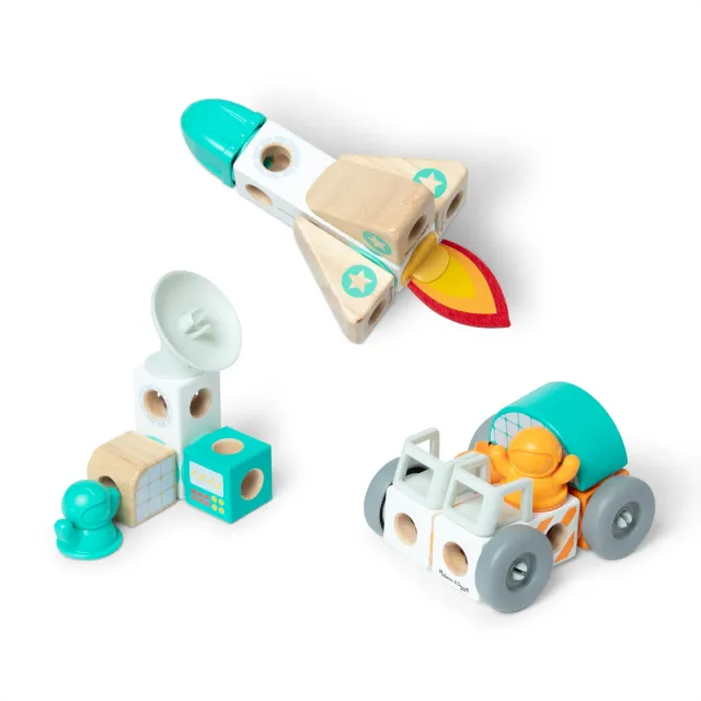 Melissa & Doug Blockables Space Bouwblokken 38-delig