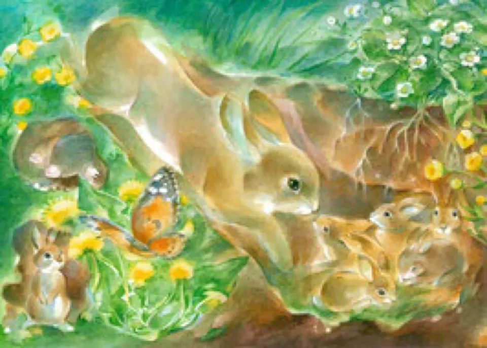 Ginger Fairy Hasenliebe kaart hazen 10x15