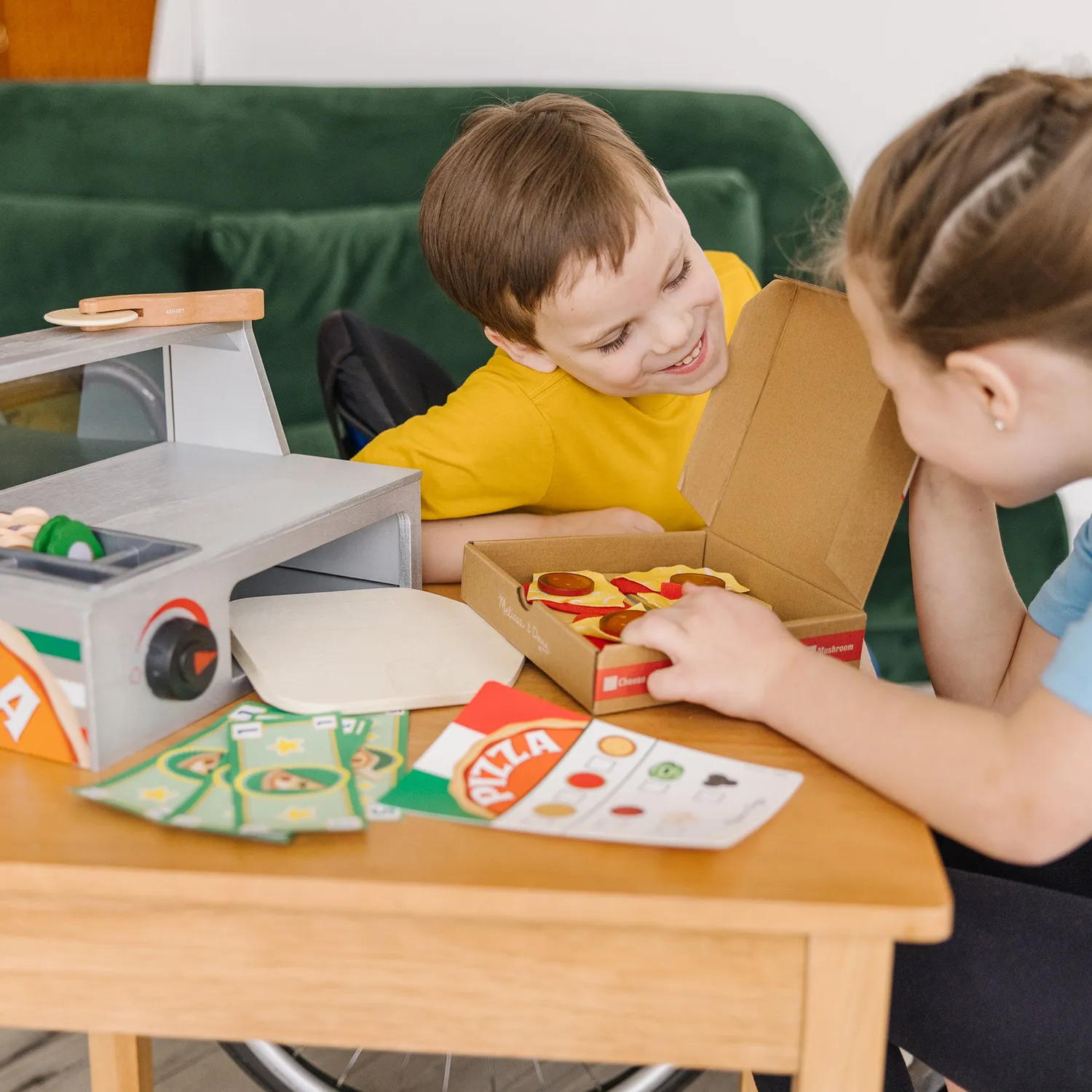 Melissa & Doug Top & Bake Pizza Counter speelset 41-delig