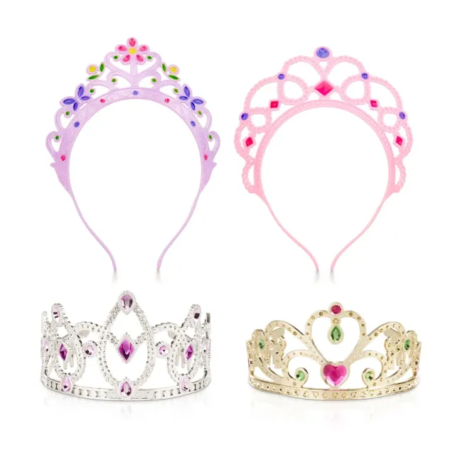 Melissa & Doug Crown Jewels tiara's verkleedkronen 4 stuks
