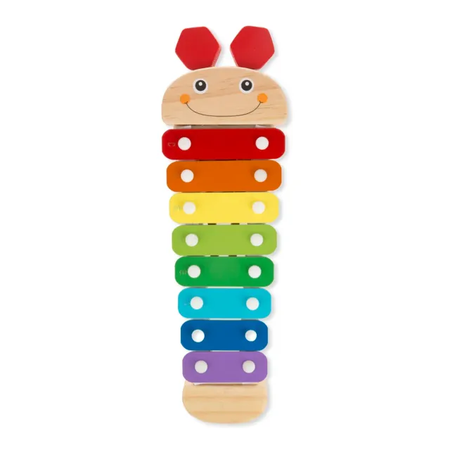 Melissa & Doug Caterpillar xylofoon hout 8 tonen