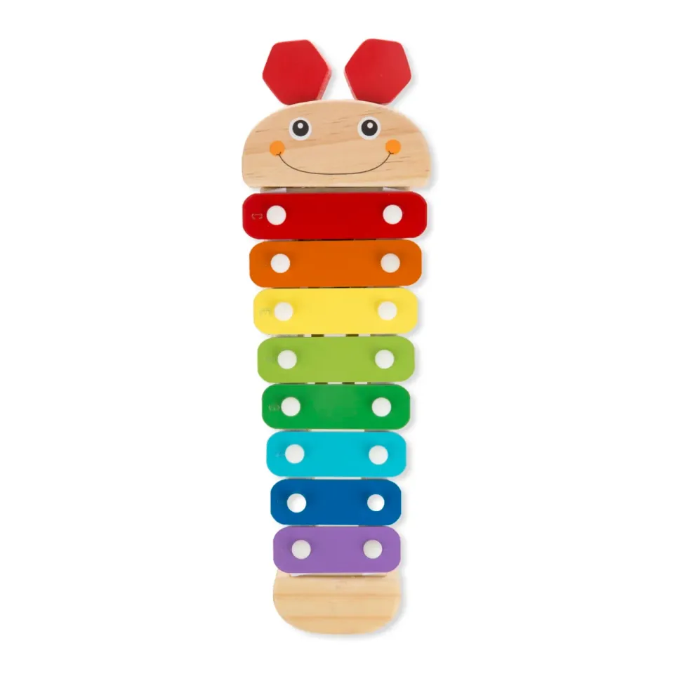 Melissa & Doug Caterpillar xylofoon hout 8 tonen