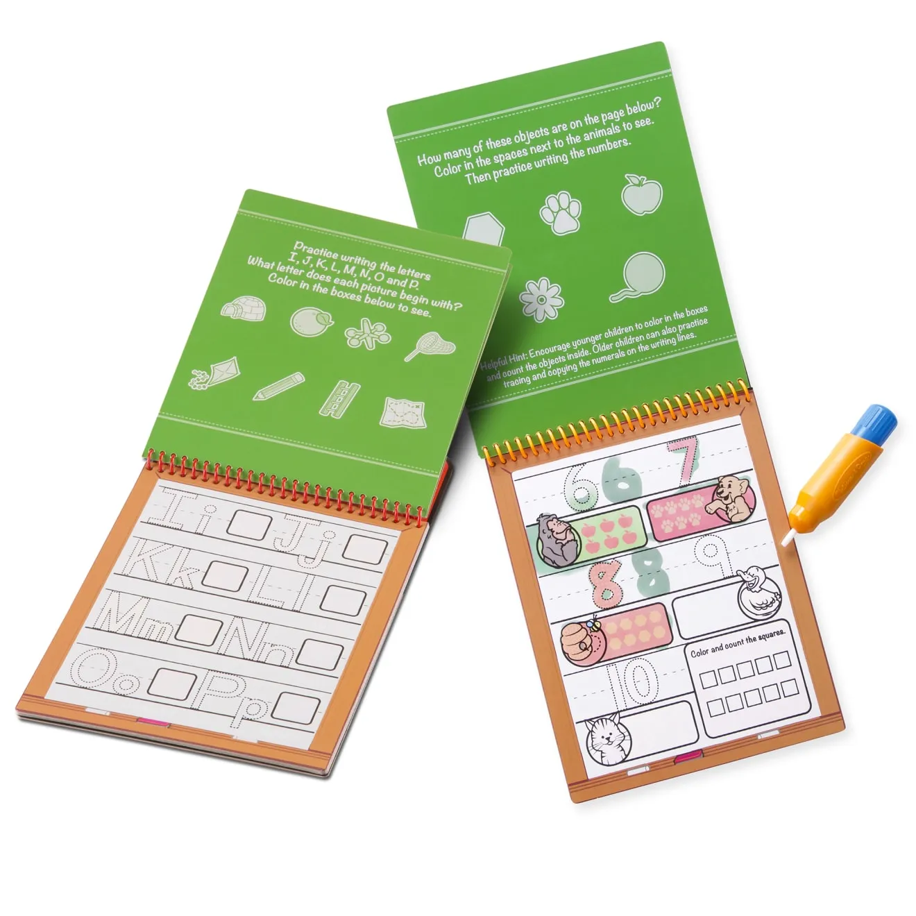 Melissa & Doug Water Wow kleurboek dieren set 3 stuks herbruikbaar