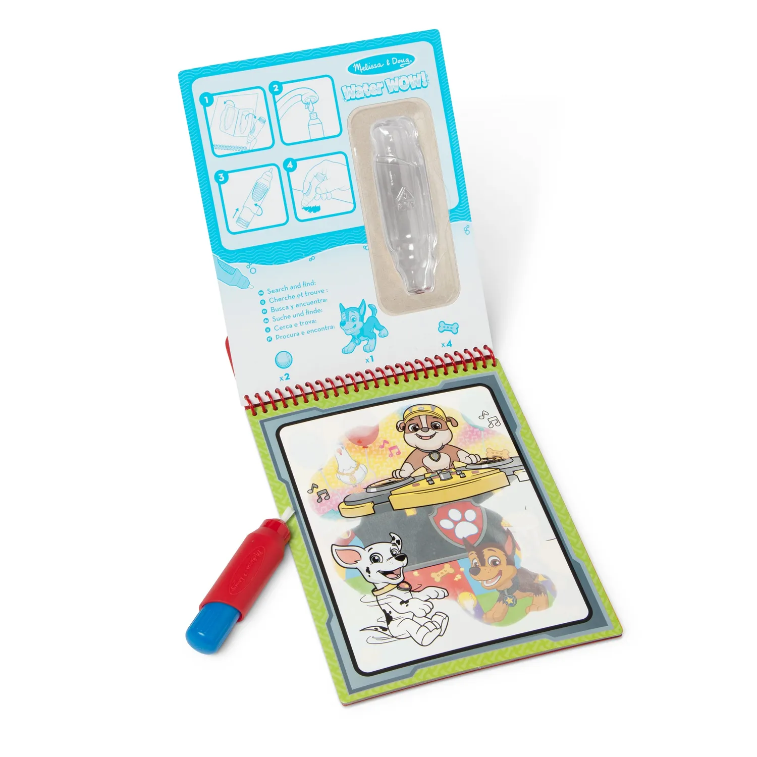 Melissa & Doug Water Wow Marshall kleurboek