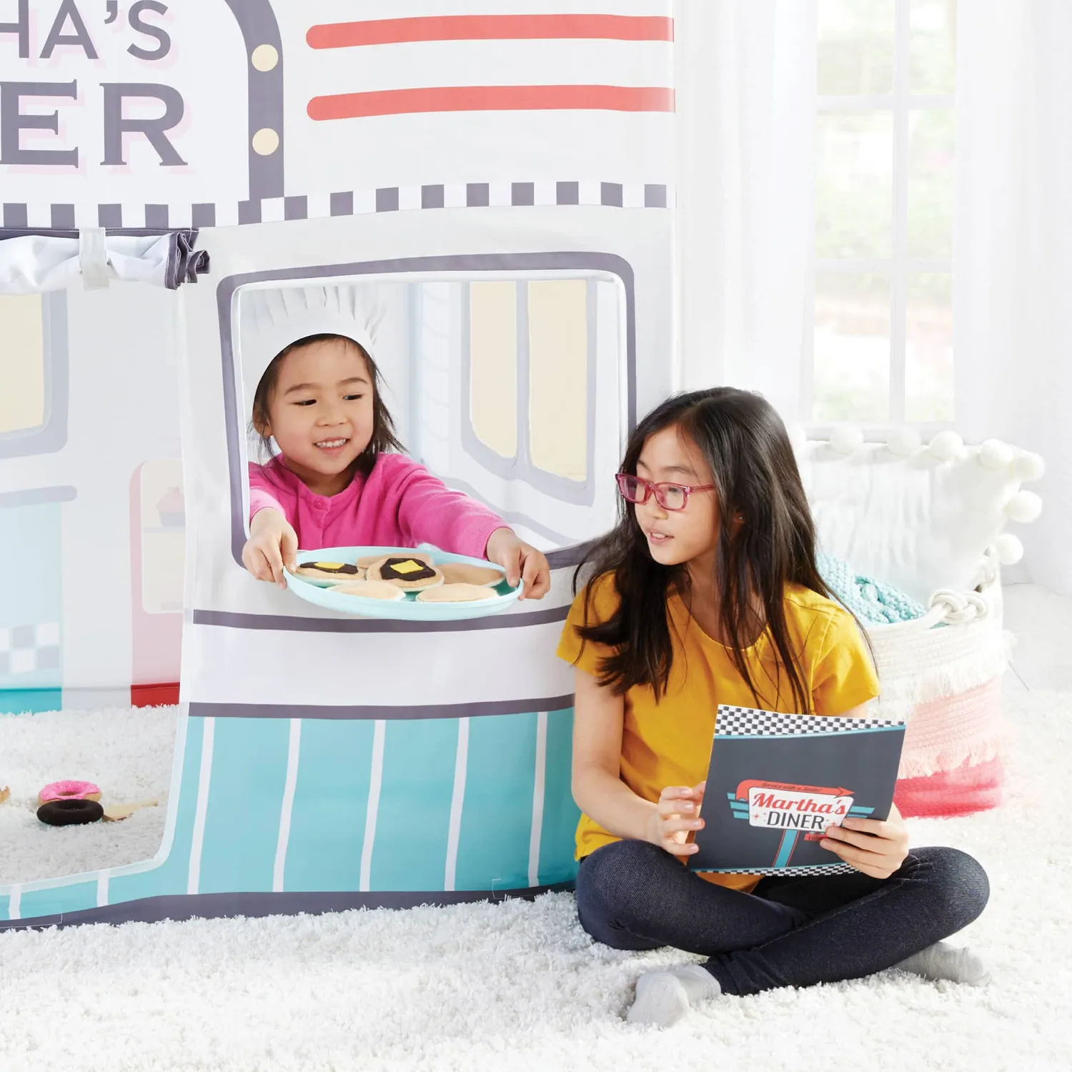 Guidecraft Martha Stewart Kids Diner speeltent restaurant 3 jaar