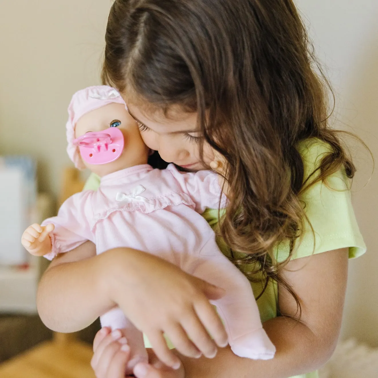 Melissa & Doug Mine to Love Jenna Babypop 30 cm Roze