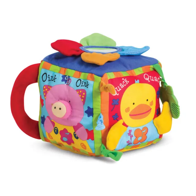 Melissa & Doug K's Kids Musical Farmyard Cube muziekblok baby