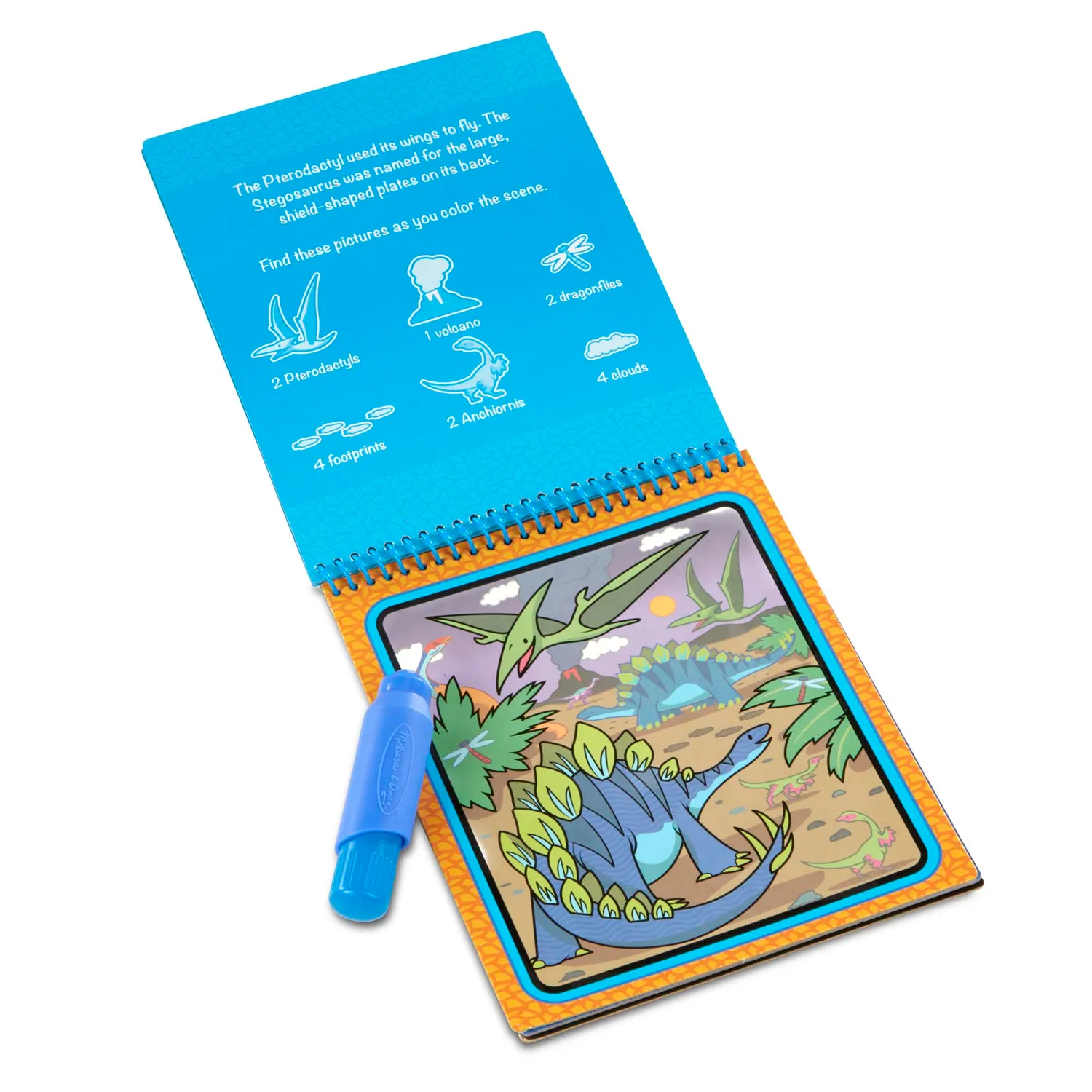 Melissa & Doug On the Go Water Wow! Kleurboek Dino's