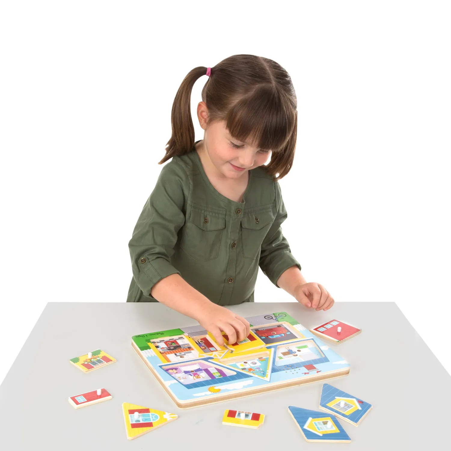 Melissa & Doug Around the House geluidspuzzel 8 stukjes