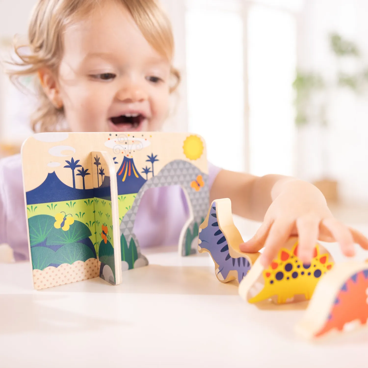 Melissa & Doug Houten Dinosaurussen Speelset 3 dino’s
