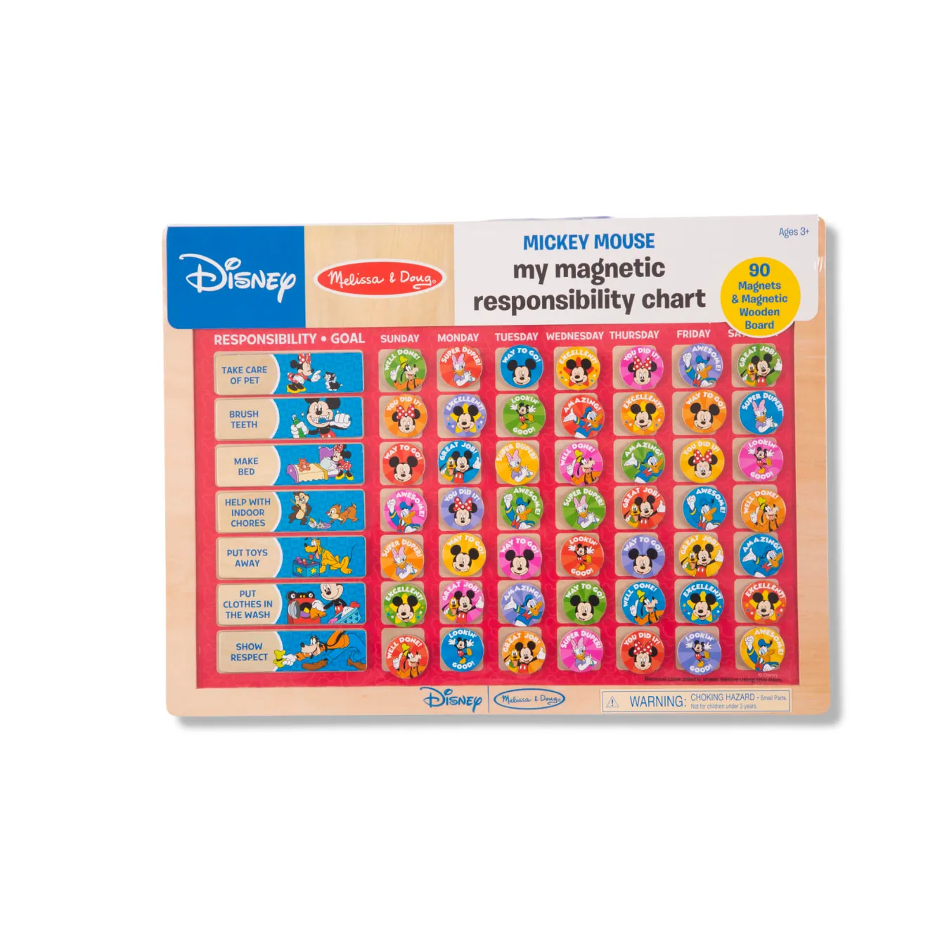 Melissa & Doug Mickey Mouse magneetbord beloning 90st