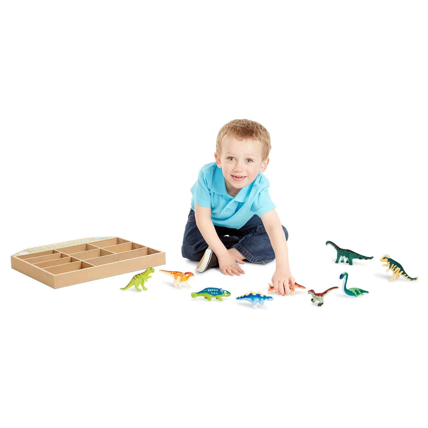 Melissa & Doug Dinosaur Party speelset 9 dino figuren