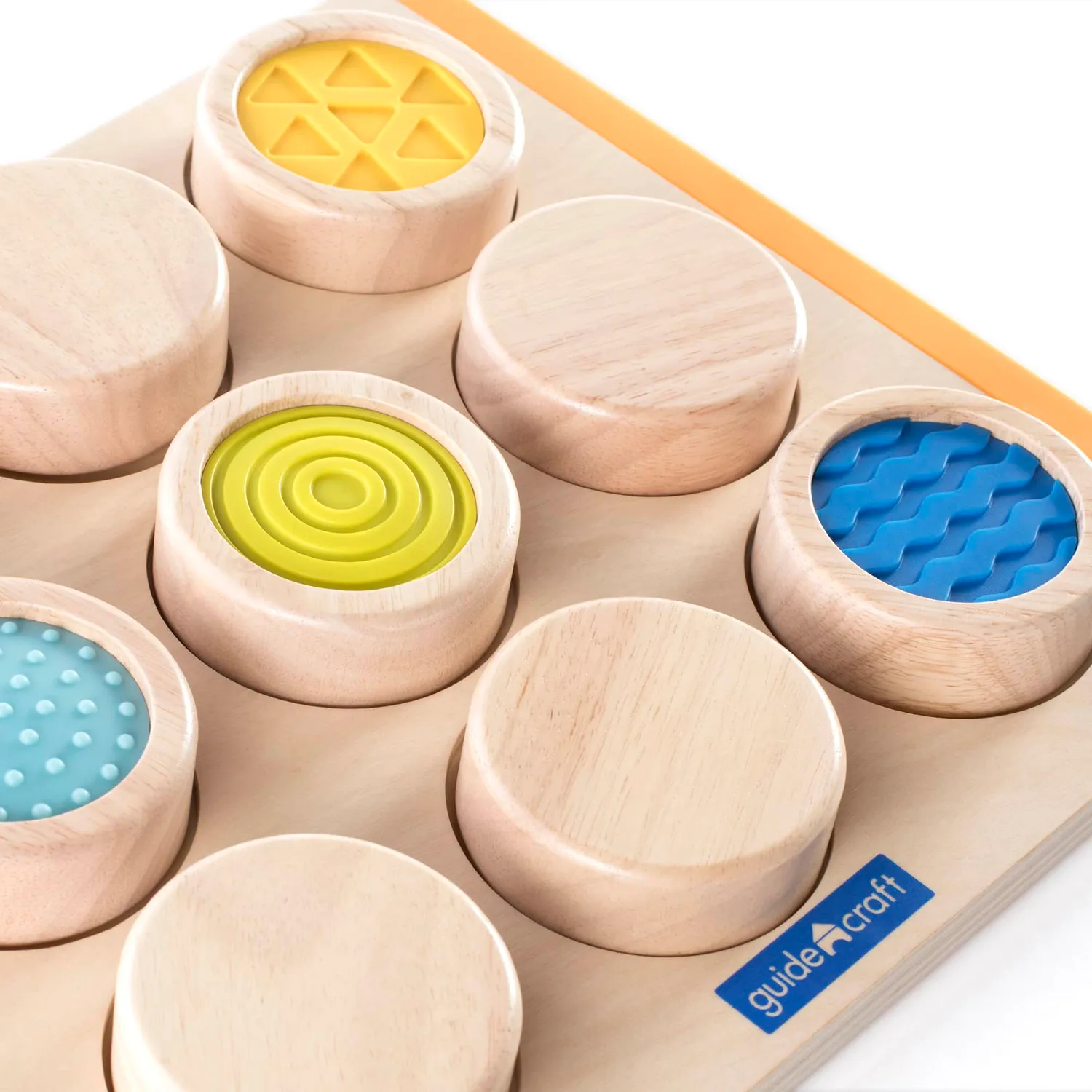 Guidecraft Tactile Search and Match voelpuzzel 9 texturen