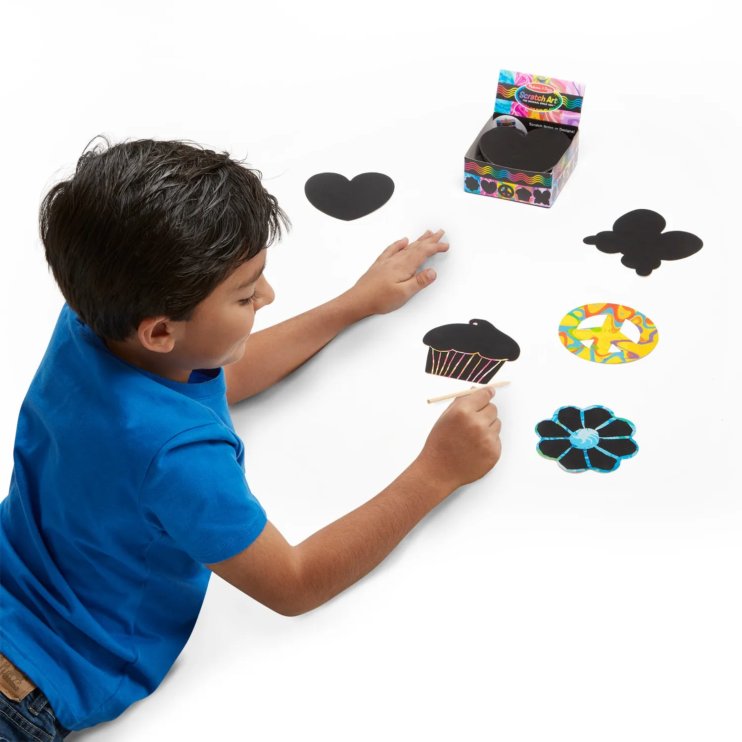 Melissa & Doug Scratch Art Friendship Notes kraspapier 125 stuks