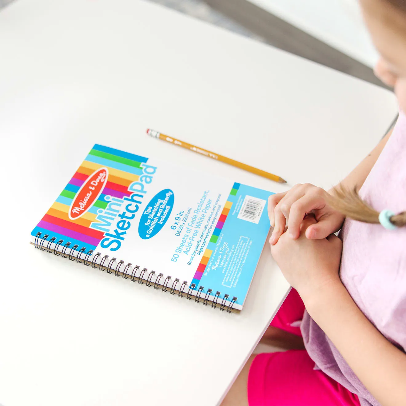 Melissa & Doug Mini-Sketch schetsblok met spiraal
