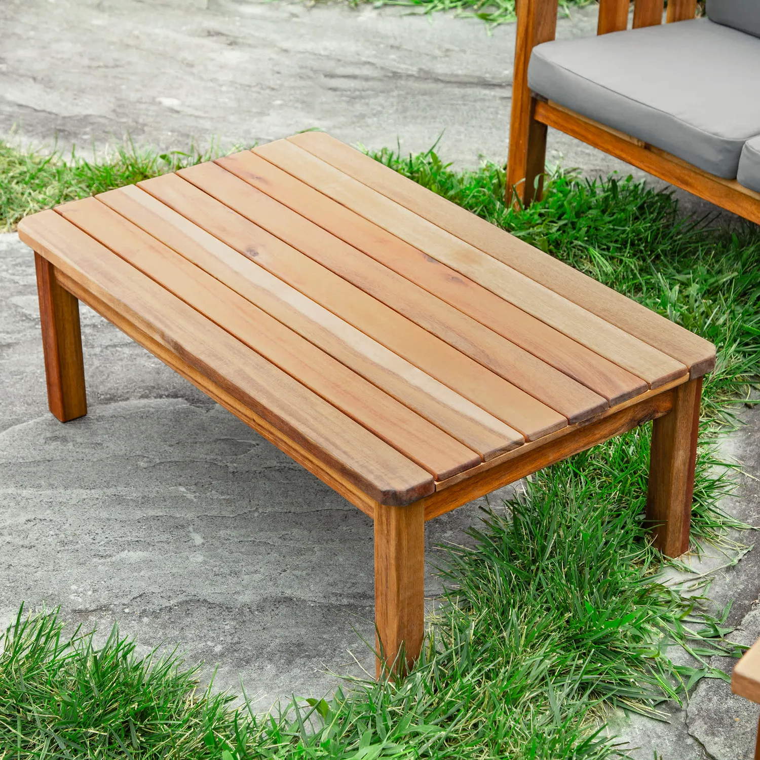 Martha Stewart Kids Outdoor kindertuinset 3-delig acacia