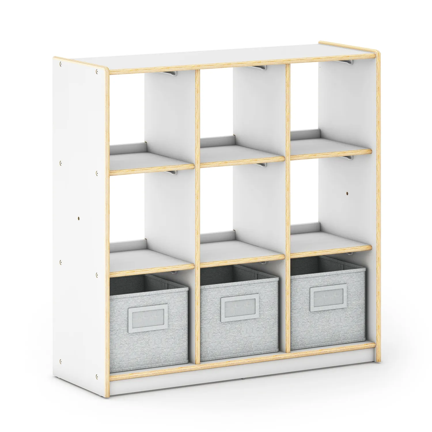 Guidecraft EdQ Curated Storage 3x3 kinderkast natural 9-vaks