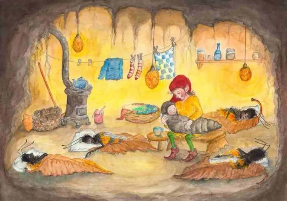 Ginger Fairy Eentje van Margo Winterhol kaart 10,5x15