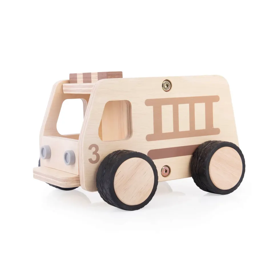 Guidecraft Wooden Fire Truck houten brandweerwagen
