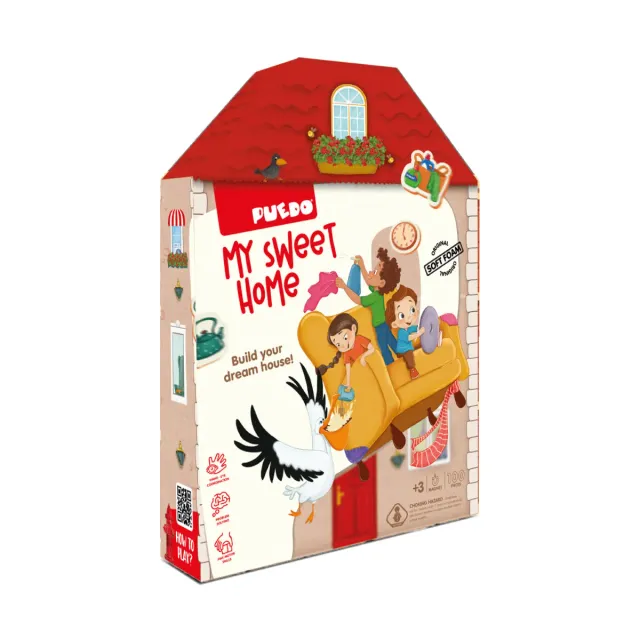 Puedo My Sweet Home magneetspel magnetisch huis 3+