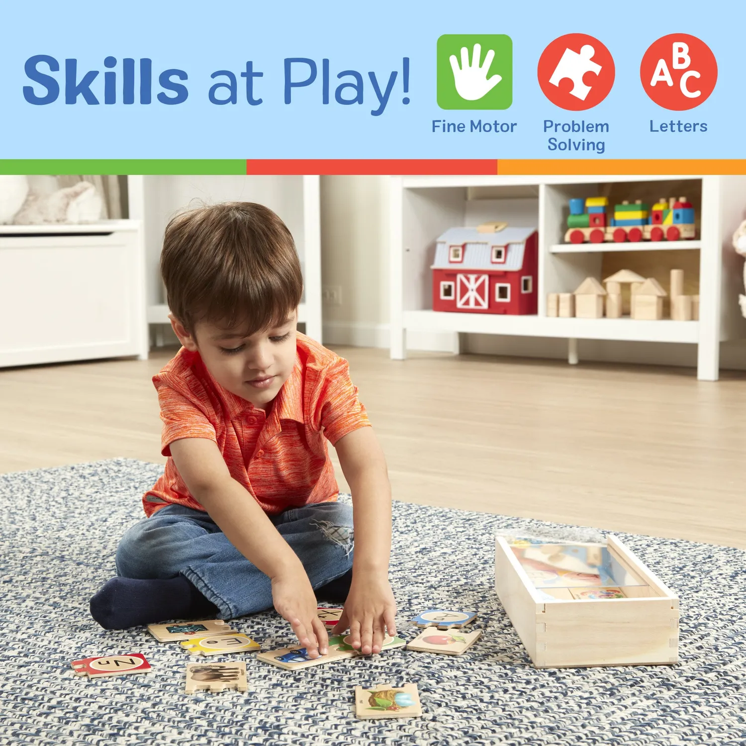 Melissa & Doug Self-Correcting Letter Puzzles letterpuzzel