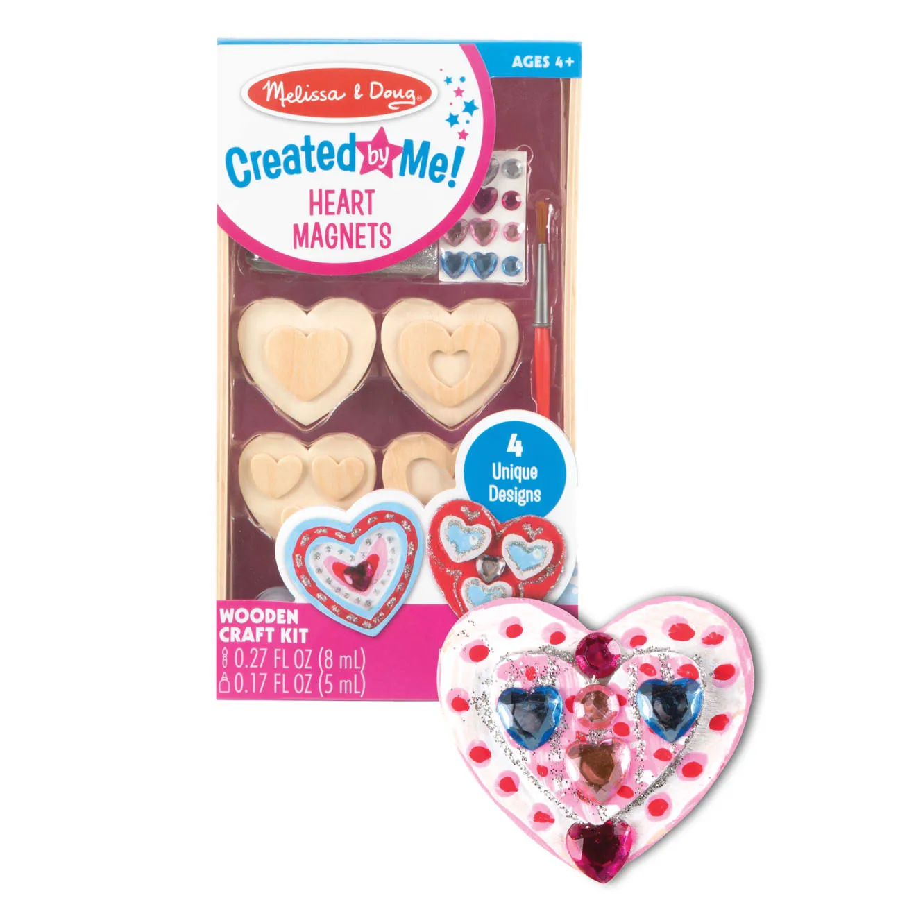 Melissa & Doug Created by Me! hart magneten knutselset