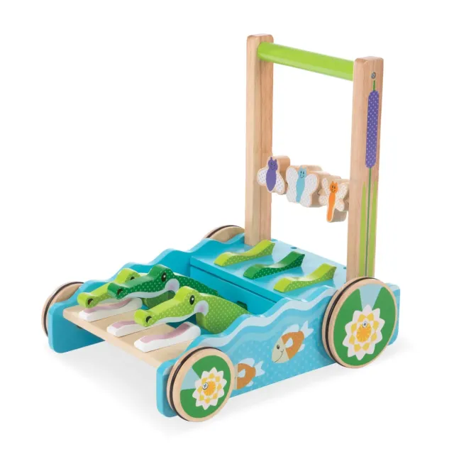 Melissa & Doug First Play Chomp & Clack Alligator duwspeelgoed