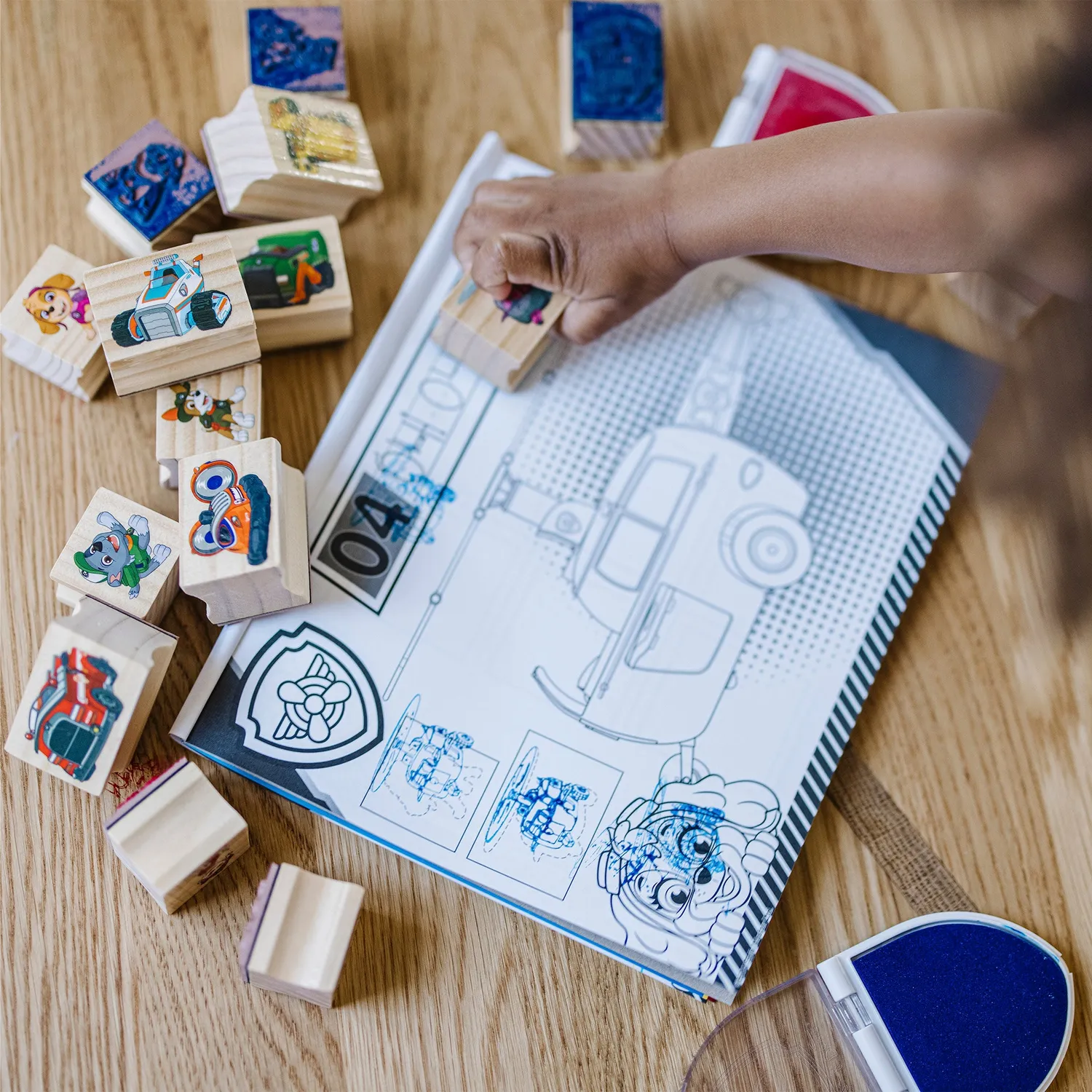 Melissa & Doug PAW Patrol Wooden Stamps stempelset houten