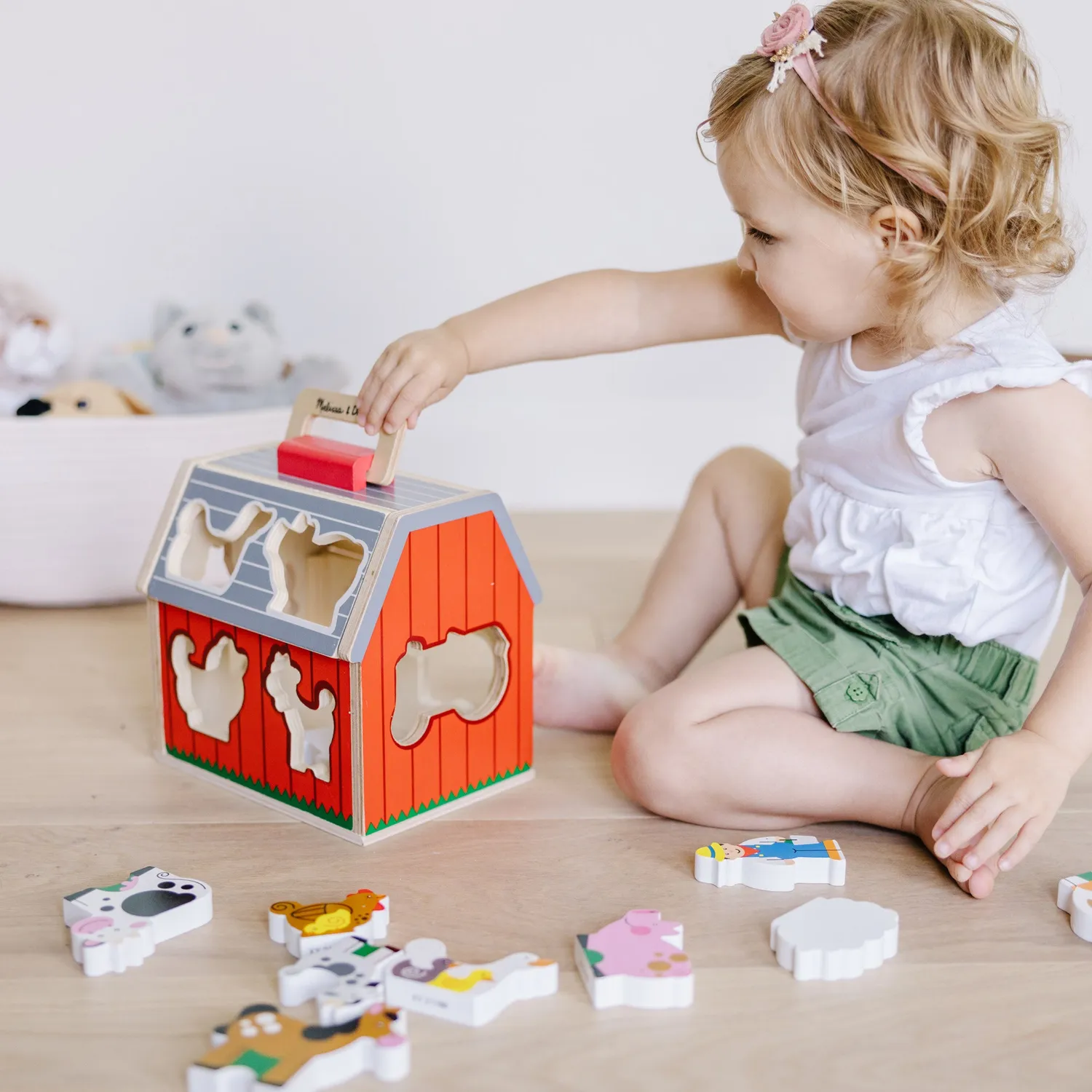 Melissa & Doug Take-Along Sorting Barn sorteerboerderij 10-delig